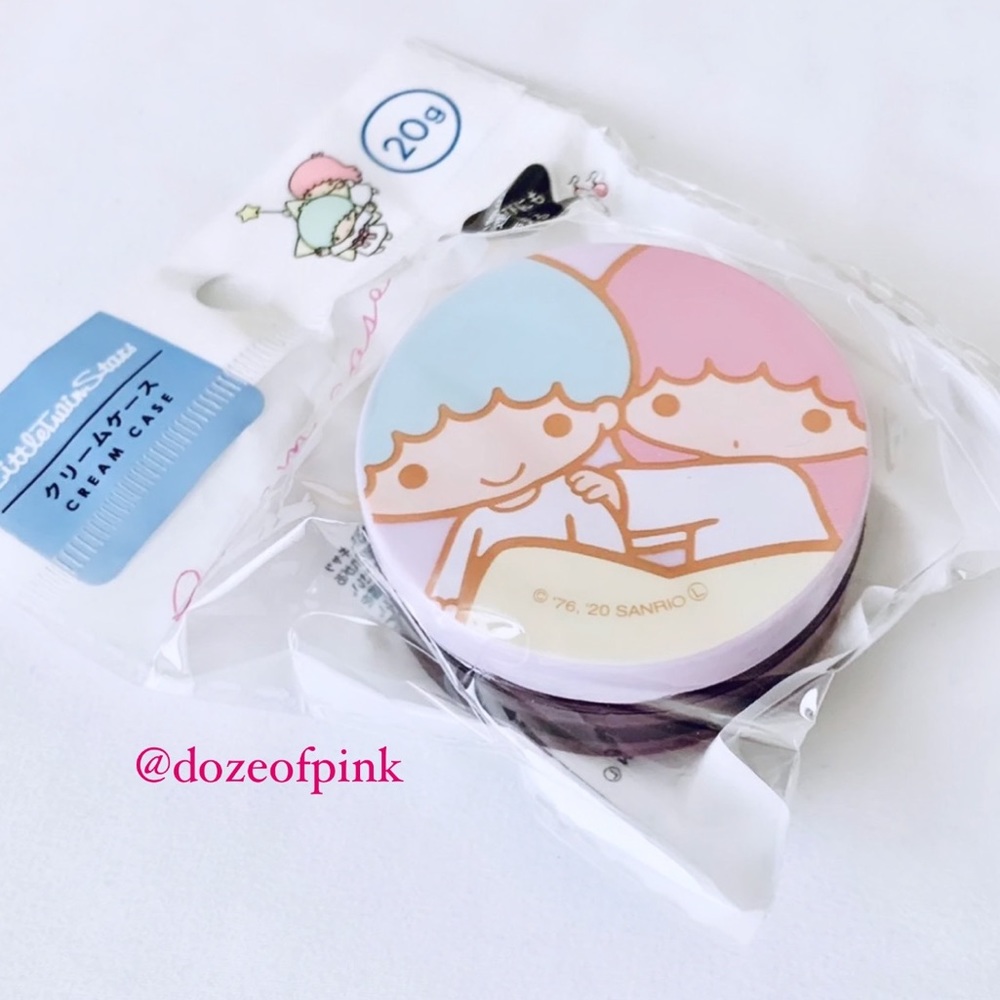 Little Twin Stars Kiki & Lala multi purpose round acrylic case